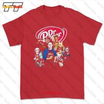 Halloween Horror Characters Dr Pepper Logo Tshirt Tee PTNH S