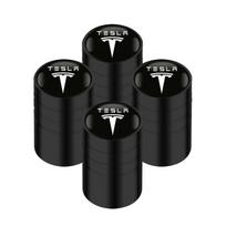 4Pcs Alloy Car Valve Cap Wheel Valves Dust Cover Tire Accessories For Tesla Model 3 Model S Model X Model Y Cybertruck Roadster
