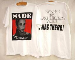 Vintage SADE 1993 Live In Concert Love Deluxe World 80s Tour Sz.L Shirt REPRINT S