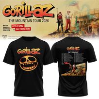 Gorillaz The Mountain Tour 2026 North America Edition All Over Print TShirt L
