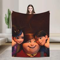 Trollhunters Tales Of Arcadia Blanket Super Soft Funny Plush Throw Blanket For Couch Chair Sofa Bed Flannel Bedspread Bed Cover Size: 75*100cm, Weight: 230 GSM