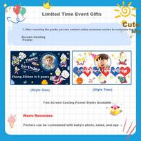 Onizi Birthday Scene Decoration Boy Birthday Balloon Props Atmosphere Setup Party Decor Happy Ultra Home