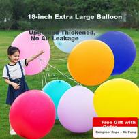 Jashigo 18-inch Extra Large Balloon Birthday Scene Decoration Children's Outdoor Park Grass Explosion-Proof Balloon Toy
