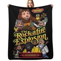 Showbiz Pizza Billy Bob Throw Blanket Anti Shedding Soft Fuzzy Blanket for Home Size: 75*100cm, Weight: 230 GSM