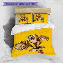 Harv Time Football Printed 3PCS Bedding Set Soft Breathable Duvet Cover Pillowcases Set Washable Bedroom Decor Home Gift 135cm*200cm