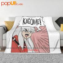 Inuyasha Screaming Kagome Ultra-Soft Blanket Quilt Winter Sofa Cover Bed Covers Size: 75*100cm, Weight: 230 GSM