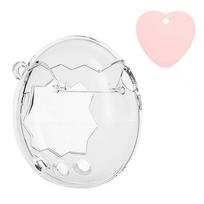 For Tamagotchi Happy Garden Protective Case Transparent Flashing Paradise Electronic Pet Machine Set - Clear Cover