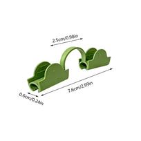 Greenhouse Covering Clips 200 Pieces Shading Net Installation Clamps Greenhouse Film Pressing Buckles for Home Gardeners