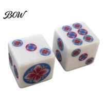 25mm Gaming Dice 2Pcs 25MM Mahjong Set, Decorative for Table Game, Board Portable Casino Theme Party, Mah Jongg Accessories, Gift Men Women 2pcs