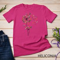 Dandelion Chicken Flower Shirt - Floral Chicken Tree Lover Unisex T-shirt 4 4XL