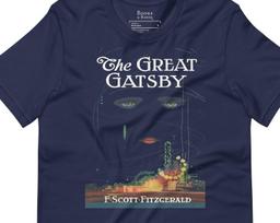 The Great Gatsby T-Shirt | F. Scott Fitzgerald | Classic Book | The Jazz Age 4XL