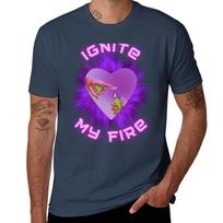 Ignite my Fire y2k vibe TShirt Basic Daily Outfit Short Sleeve Tee S