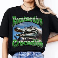 Bombardino Crocodilo Funny Brain Rot T-shirt, bootleg shirt, crocodile shirt, bombardino crocodilo Tee XL