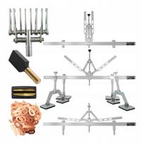 Puller panelowy do naprawy karoserii 110cm szpon elektroda bity stopy 2szt