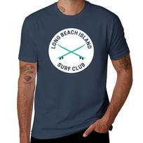 Vintage Long Beach Island Surf Club Tshirt Moisture Wicking Athletic Tshirt S
