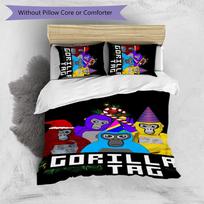 gorilla tag part Printed 3PCS Bedding Set Soft Breathable Duvet Cover Pillowcases Set Washable Bedroom Decor Home Gift 135cm*200cm
