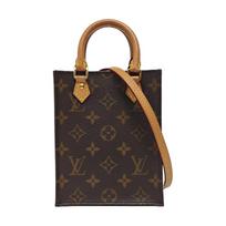[Pre-Owned] Petit Sac Plat Classic Monogram Music Score Bag Coated Canvas Leather Shoulder Crossbody Tote Mini - Very Good #LGJ9MM ONE SIZE
