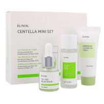 IUNIK - Centella Mini Set (Toner + Serum + Cream) - Zestaw podróżny kosmetyków z wąkrotą azjatycką