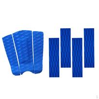 7 Pieces Adhesive EVA Surfboard Surfing Traction Pad/ Pad/Tail Choice - Blue