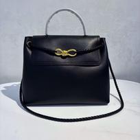 Cross-border explosion Andiamo leather handbag 2025 new old money style high-end women's cowhide tote bag small size: 31cm*23cm*12cm juoda