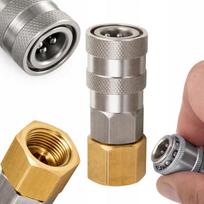 Rosfix Gniazdo Szybkozłącza M18 INOX – Wysoka Odporność na Korozję | Max Ciśnienie 150 Bar | Szybkie Podłączanie Bez Narzędzi