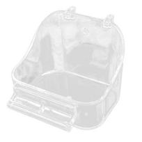 Parrot Bathing Box Cage Accessory for Parakeet Canary Budgerigar Lovebirds skaidri