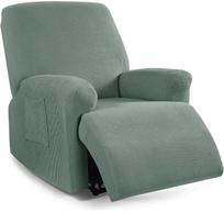 1 Seat Durable Spandex Jacquard Recliner Sofa Stretch Sofa Slipcover Couch Cover Furniture Protector With Elastic Bottom