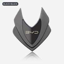 Car Shield Sticker Trunk Body Emblems Decals For BYD atto 2 3 e2 f0 f3 leopard 3 5 8 m6 m9 qin song yuan plus SEAL tang ev u8 Black