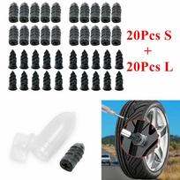 40 Pcs L+S Size Tubeless Tire Repair Nail For Car SUV Truck Motorcycle Bike ATV