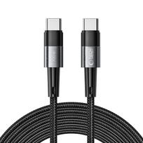 Kabel przewód usb-c pd 100w 5a 3m - szary