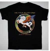 Vintažinis STEVE MILLER BAND DREAMS KNYGA Medvilninis Juodas Pilno Dydžio Unisex Marškinėlis L