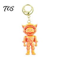 Cat Accessory 3D-Printed Space Astronaut Keychain Pendant, Stress-Relief Toy, Lightweight for Keys Bags Backpacks Gift