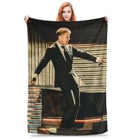 Flannel Throw Blanket El Sol De Mexico Luis Miguel Warm Plush Blankets Soft Bedding for Bed Living room Home Travel Couch Size: 75*100cm, Weight: 230 GSM