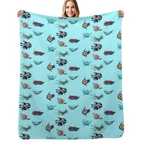 Subnautica Fauna Throw Blanket Thin Soft Blanket for Summer Night Sleeping Size: 75*100cm, Weight: 230 GSM