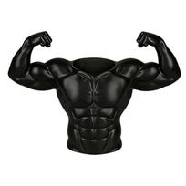 Funny 3D Printed Pen Stand Muscular Form Ornament Pen Container Simulation Character Model  Student