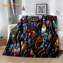 RPG Dota2 Klasikinio Žaidimo Žaidėjo Antklodė, Minkšta Mesti Antklodė Namams Miegamajam Lovai Sofai Iškylai Kelionei Biurui Poilsio Dangalas Vaikams 75x90cm