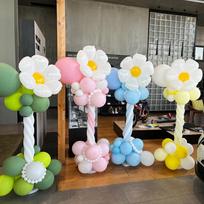 Jiayan Chrysanthemum Bouquet Balloon Stand Floor Float, New Year's Day Cross-Year Birthday Photo Props, Kindergarten Decorations And Arrangements