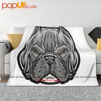American Exotic Bully Pit Bull Ultra-Soft Blanket Quilt Winter Sofa Cover Bed Covers Size: 75*100cm, Weight: 230 GSM