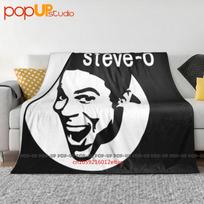 Steve-O Autographed Jackass Signed Tv Reality Ultra-Soft Blanket Quilt Winter Sofa Cover Bed Covers Size: 75*100cm, Weight: 230 GSM