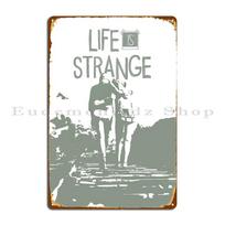 Life Is Strange Half Tone Poster Metal Plaque Poster Club Kitchen Living Room Customize Wall Decor Tin Sign Poster 20X30CM