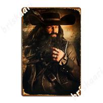 Blackbeard The Pirate Edward Teach Metal Sign Club Home Personalized Club Bar Plaques Tin Sign Poster 20X30CM