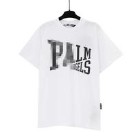 23S cross-border tide brand palm angel turtle crack logo letter printing short-sleeved t-shirt for men and women couples high street half-sleeves S balta