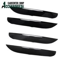 Carbon Fiber Front Left Right Bumper Grille Moulding Trims for BMW 7 Series F01 F02 M Sport 2009-2015 51118047727 51118047728 Glossy Black