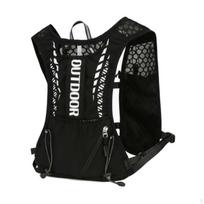 Lightweight Trail Running Backpack MultiCompartment Layout Vest Multiple Pockets Black black