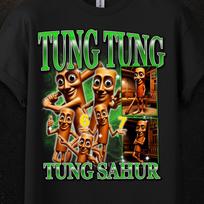 Tung Tung Tung Sahur Merch, Crocodile Bomber, Brainrot Shirt, Triple T, Steal A Brainrot, Meme Shirt 2XL