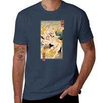 Okami Ukiyoe Tshirt Plus Size Summer Casual Tshirt S