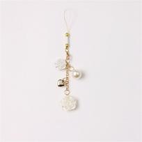 Mini Keyring Smart Phone Strap Flower Phone Lanyards Rose Flower Phone Strap Flower Phone Pendant Buckle