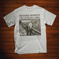 The Scream by Edvard Munch T-shirt Art Lovers Gift Shirt Famous Painting Tee Fine Art Apparel Iconic Expressionist Art Shirt, Unisex t-shirt 3XL