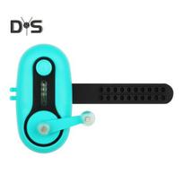 Electronic Fishing Bite Alarm Buzzer Light Adjustable Strap 80dB Night Fishing Rod Alert Light Sensitive Electronic Bite Indicator Strike Sensor Lamp mėlyna
