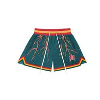 Hip-hopas Krepšinis Aktyvūs Šortai Vyriški Naujausias Vasaros Stilius Gražūs Universalūs Patogus Prigludimas Laisvalaikio Raištelis Penkių Taškų Kelnės M žalia